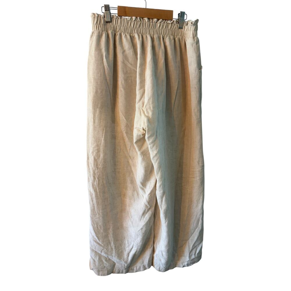 Liz & Co. linen pants sz large - Picture 3 of 5